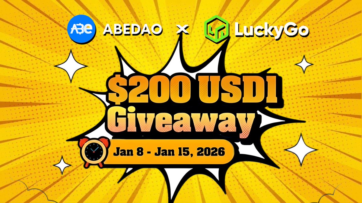 🎉 Thrilled to announce our New Partner <a href="/LuckyGo_io/">LuckyGo</a> , the web3 community raffle platform that serves as a bridge between communities and projects.

🎊 To celebrate, We're giveaway 200 USD1 for 12 lucky winners!  
🎁 50 USD1 each for 2 luckys &amp; 10 USD1 each for 10 luckys

ENTER