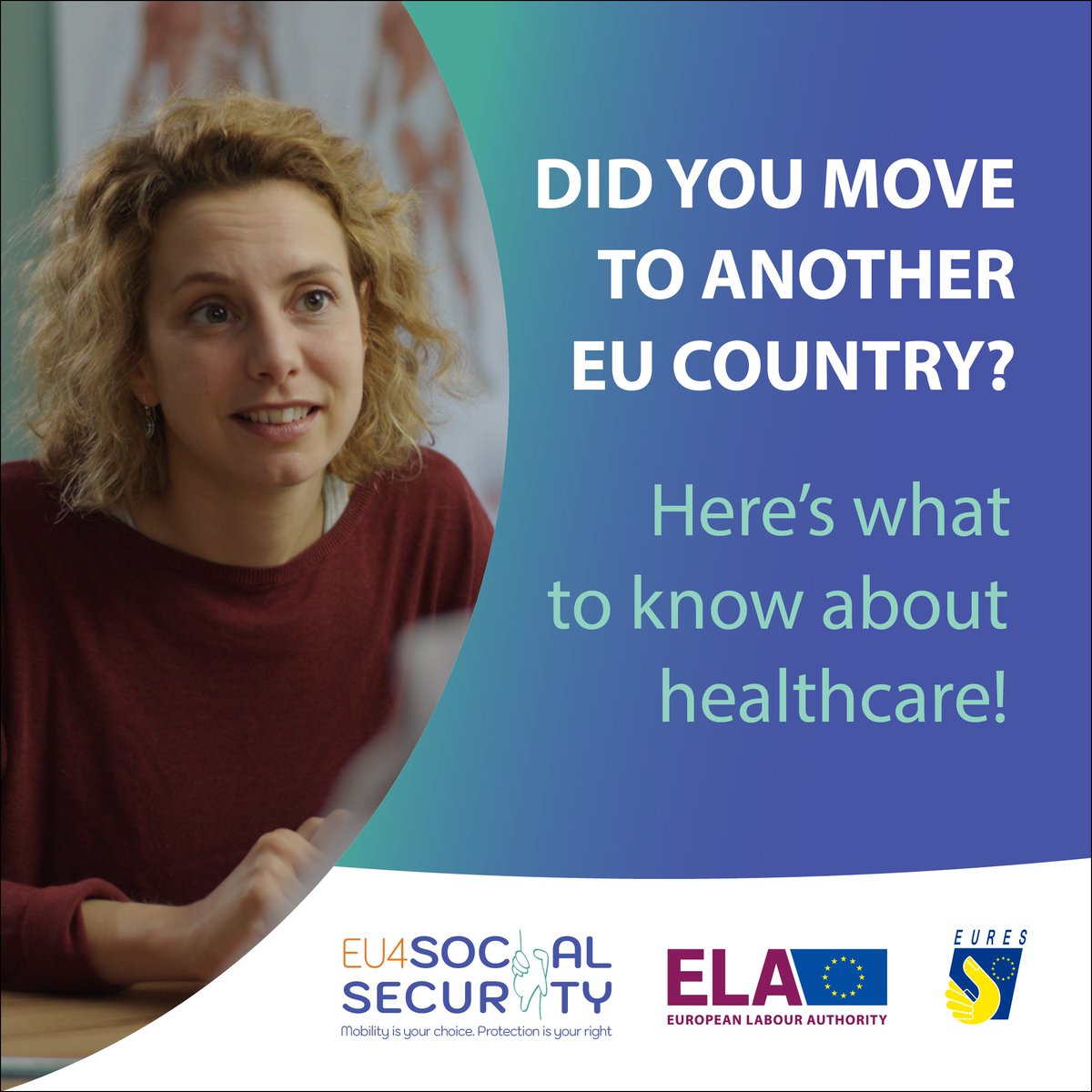 🤔 Are you moving abroad?

If you moved to live or work in another EU country, you have the right to access healthcare as the nationals of that country: as long as you are insured in the EU.

Info?👉 link.europa.eu/TVDWjP

#EU4SocialSecurity