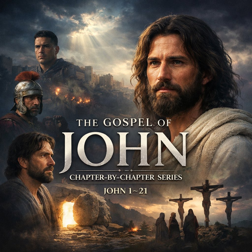 TNTJohn1717's tweet image. 📖JOHN CHAPTER-BY-CHAPTER SERIES RELEASES THIS WEEKEND📖

The Gospel of John was written so that “ye might believe that Jesus is the Christ, the Son of God” and that believing ye might have life through His name (John 20:31).

This weekend we’re releasing a full…