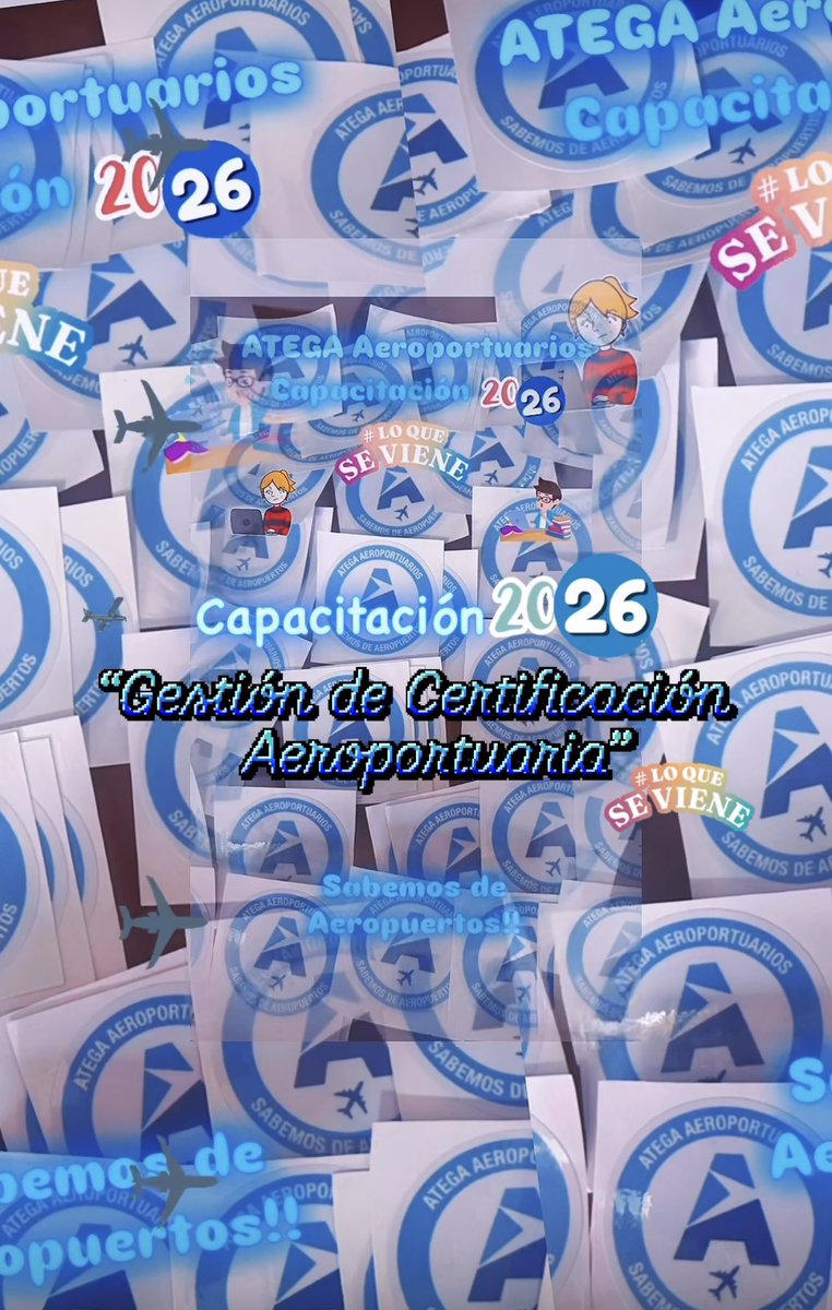 _ATEGA_'s tweet image. #ategacapacitacion #modoatega #ategava #ategaidentidad #ategaaeroportuarios 

Lo que viene‼️👩‍🎓 👨‍🎓 🧑🏻‍💻 👩‍💻 🛫✈️