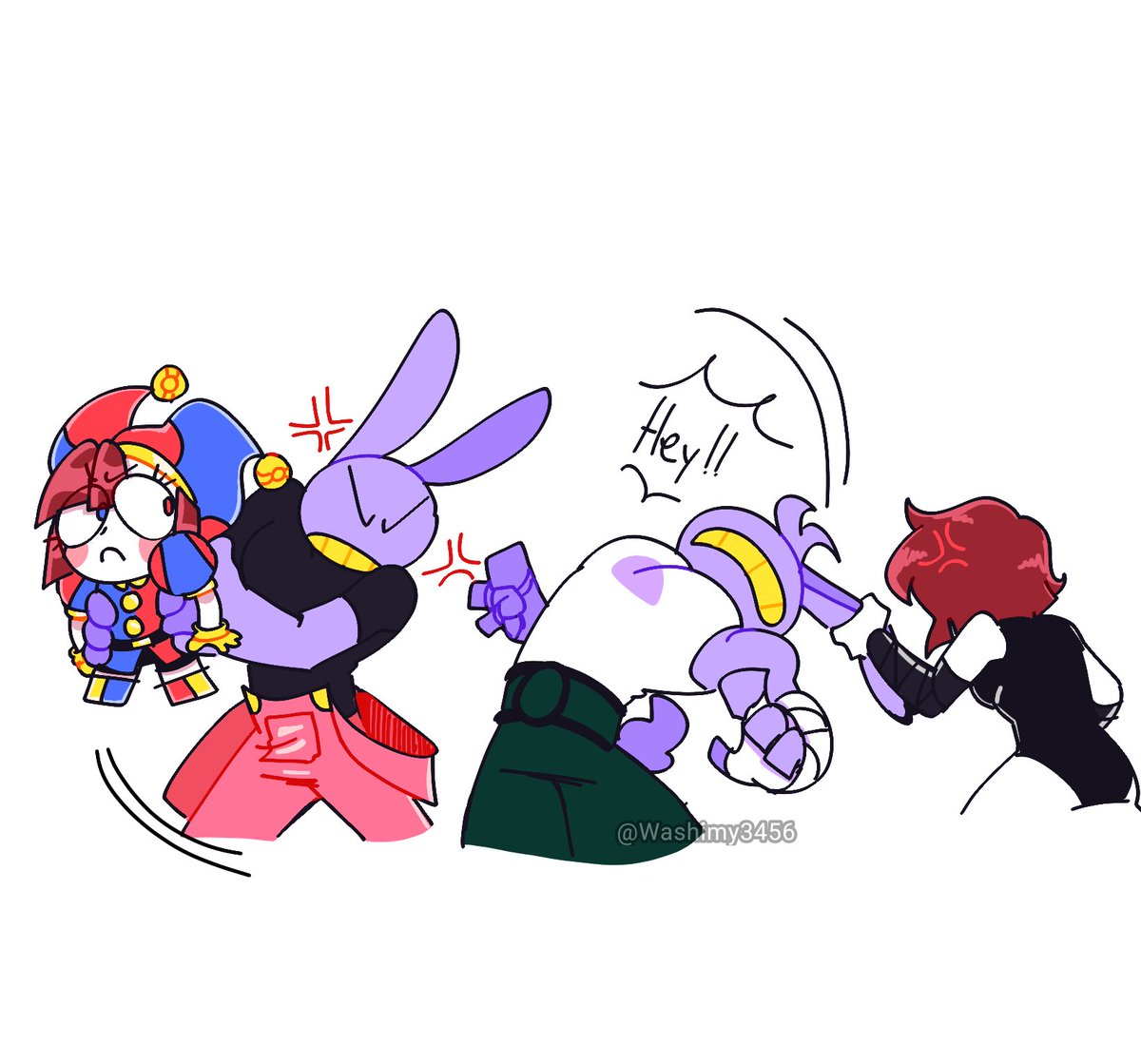 Washimy3456's tweet photo. Chichones, Pomni, chichones!!
💜✨️
#TADC #FunnyBunny #TADFC https://t.co/jo4No1a1Mw