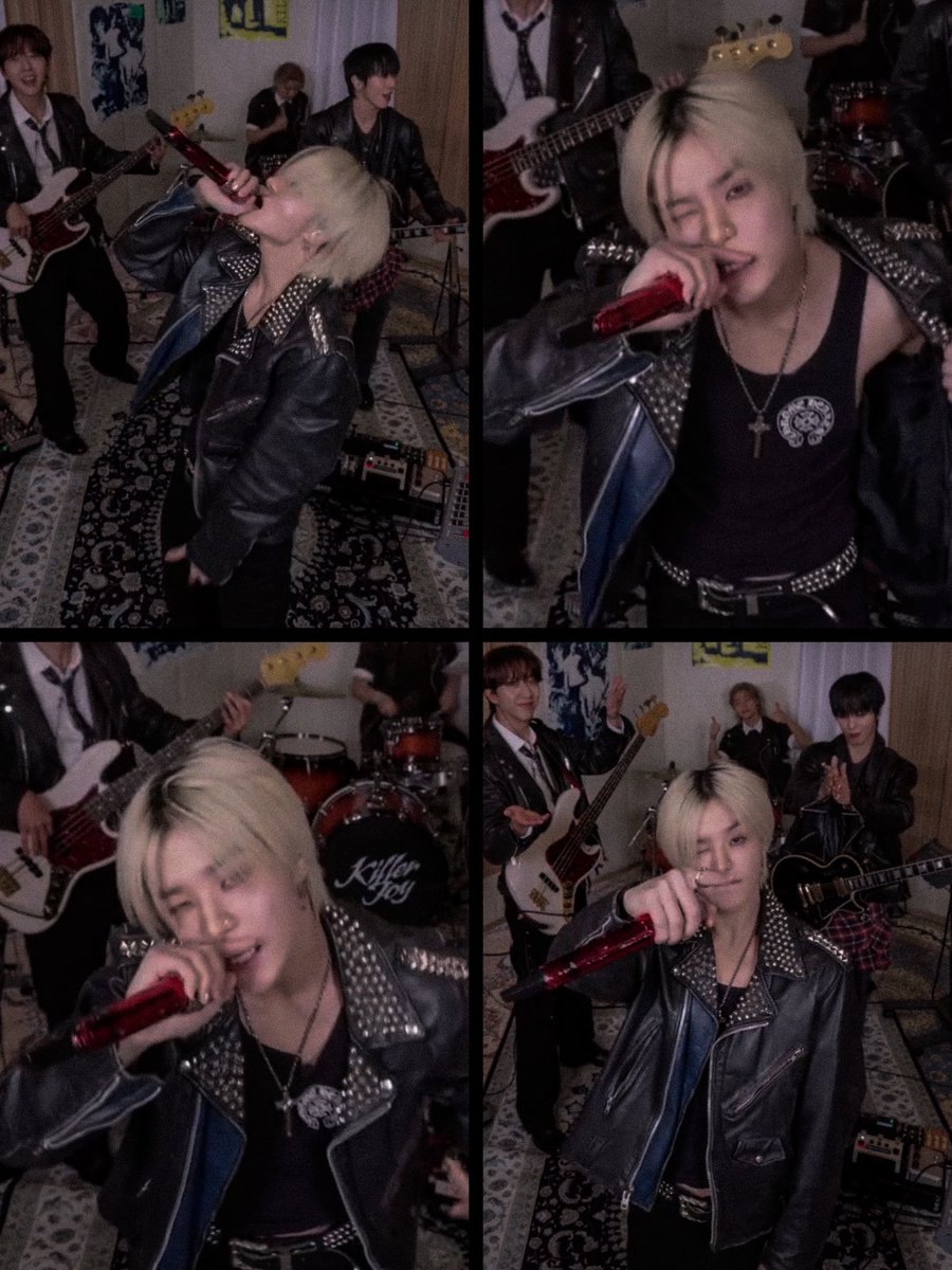 parkbeaus's tweet image. rockstar jihoon, you’re so fucking cool 🤘🏻