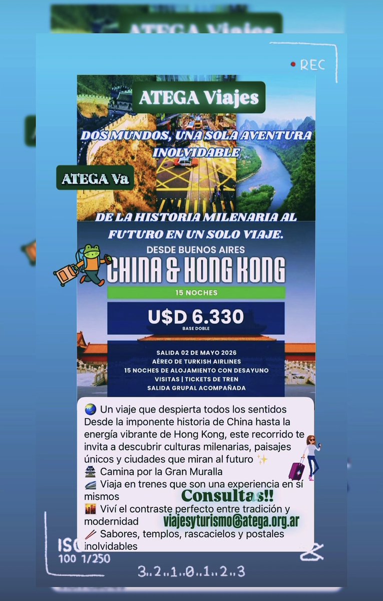_ATEGA_'s tweet image. ‼️Viaja con ATEGA‼️ 
‼️Consulta Tarifas‼️ 
‼️ATEGA Viajes y Turismo‼️
‼️Todos los destinos‼️
‼️Tu Viaje es HOY‼️ 
‼️ATEGA Va‼️

✈️🚌🚲🏍️🚙⛴️🚁⏳💵 🏨😁🧳🏄🏿‍♂️⛷️🏖️🏔️

‼️Sabemos de Aeropuertos‼️
‼️Sabemos de Viajes‼️

👉viajesyturismo@atega.org.ar

#AtegaViajes #AtegaVa #ModoAtega…