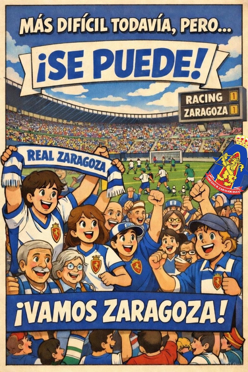 A por el LÍDER!

Nuestra Peña estará presente en el Sardinero. Es uno de nuestros desplazamientos favoritos. Lo daremos todo por nuestro Real Zaragoza. Creemos y apostamos por la Victoria. 

¡Aúpa Zaragoza! 

RACING - ZARAGOZA 
SAB. 10. 21 h. 
El Sardinero
LaLiga TV Hypermotion