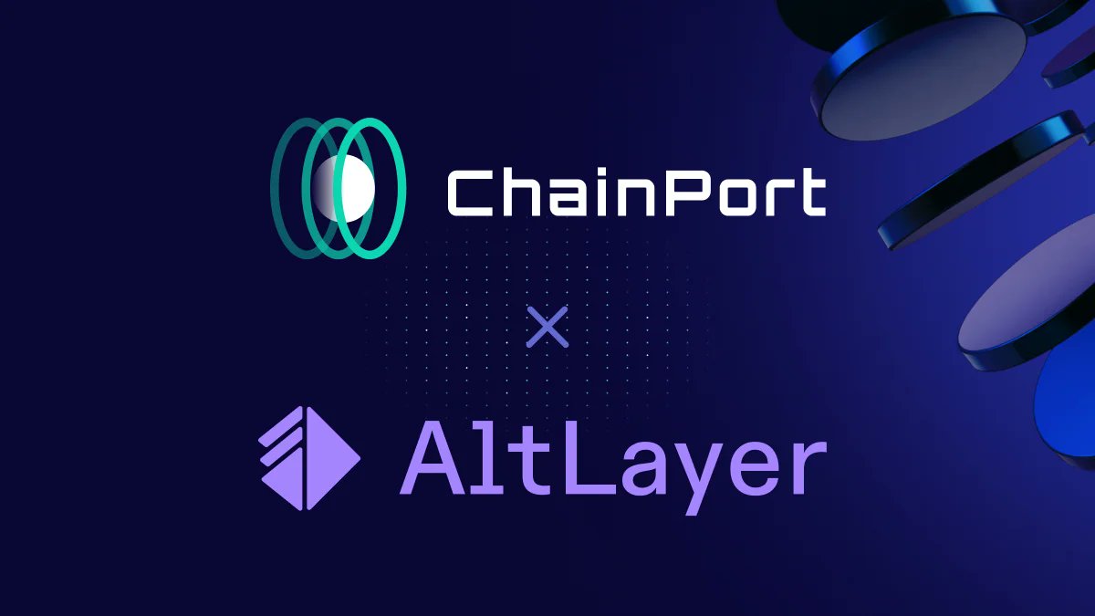 chain_port's tweet photo. ChainPort x @alt_layer 🤝

We’ve officially joined AltLayer’s modular infrastructure stack! 

Now, any Layer 2 built on AltLayer gets easy access to cross-chain bridging with ChainPort.

Read more about it here 👇
https://t.co/7TfKoQxsZ2 https://t.co/7OWq2t9bje