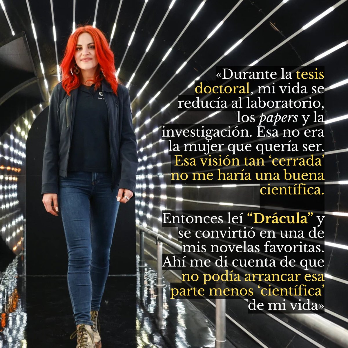 🖋️🧪 La #ciencia debería estar tan perfectamente entrelazada con las #humanidades que ni siquiera fuese posible distinguirlas. Vivir tan aislada del resto no tiene sentido.

Entrevista con <a href="/larazon_es/">La Razón</a>: larazon.es/cultura/sara-g…
