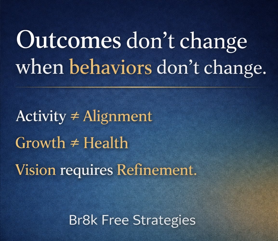 RhondaChaplin's tweet photo. 2019 vs 2025 Outcomes 

Results don’t change when behaviors don’t change.

Today:
• 76% of Americans live paycheck-to-paycheck
• Most small businesses have <30 days of cash on hand

Different environment.
Same patterns.
Same outcomes.

Activity ≠ alignment.
Growth ≠ health.
Vision requires refinement.

If outcomes aren’t changing — strategy must.

Let’s talk.