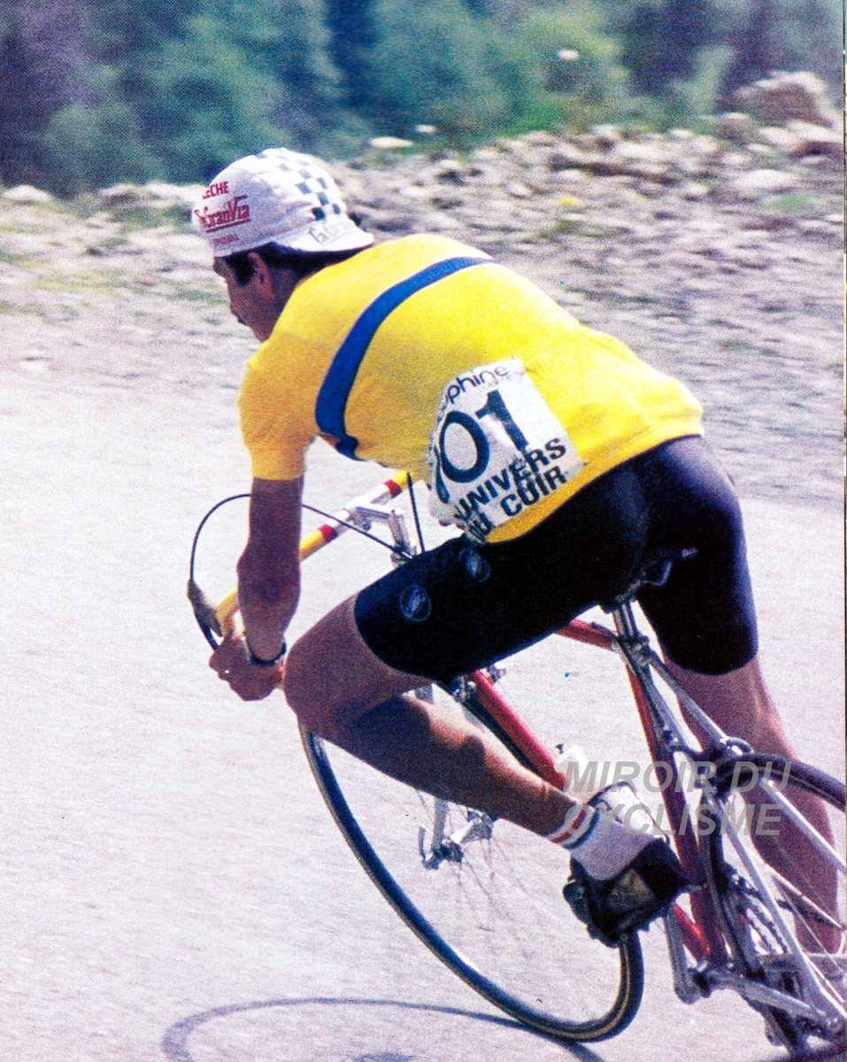 Miroir2Cyclisme's tweet photo. Pacho Rodriguez avec le maillot de leader du Critérium du Dauphiné 1984
📸 MC
#PachoRodriguez #Dauphiné #ciclismo #cyclisme #cycling https://t.co/tVqAjNMHFc