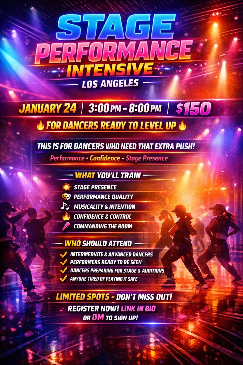 Ayhollywoood's tweet image. LOS ANGELES !!! HAVING A STAGE PERFORMANCE INTENSIVE AT AN AFFORDABLE PRICE OF $150— Jan 24 3-8p /// Credits - Beyoncé , Rihanna , Ciara , Jlo , Meg thee stallion /// LINK IN MY IG BIO TO REGISTER !  #losangeles #dancers #dance