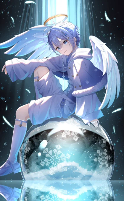 天使レイド #白雪アート