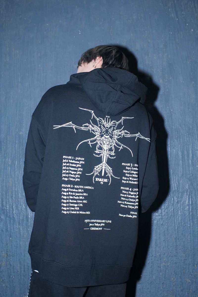 million dollar orchestra × CEREMONY 19TH ZIP HOODIE】 🦋10着限定