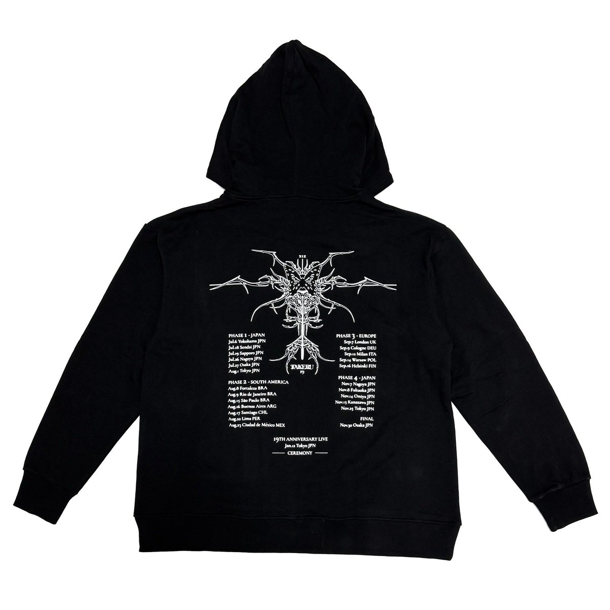 million dollar orchestra × CEREMONY 19TH ZIP HOODIE】 🦋10着限定