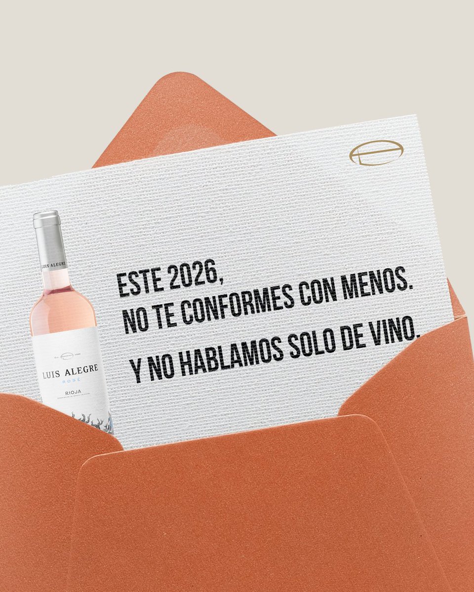 Un nuevo año siempre es buen momento para recordar que mereces lo que esté a tu altura 🌟

Descubre Luis Alegre Rosé en luisalegre.com/es/grandes-vin…
