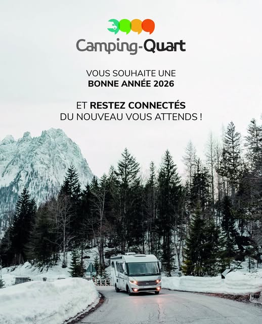 [BONNE ANNÉE]✨
Toute l'équipe de #CampingQuart vous souhaite une jolie année et une excellente santé🙂
Restez connectés, une surprise arrive très prochainement👀🎉
#ABONNEZ_VOUS #abonnement #liberté #aucunecontrainte #motorhome #camper #campervan #campingcars #campingcar