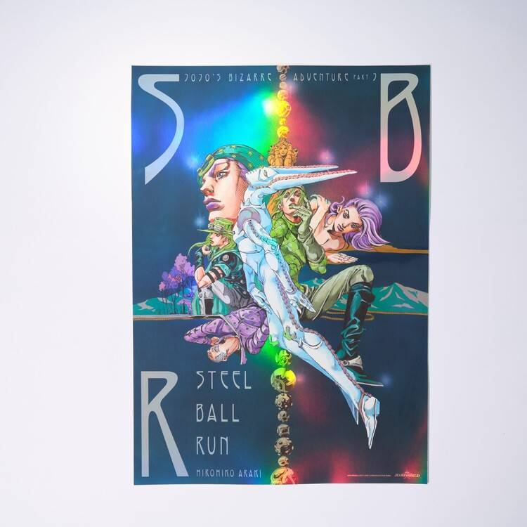 再入荷のお知らせ】 <商品> 「THE☆JOJO WORLD B3オーロラポスター