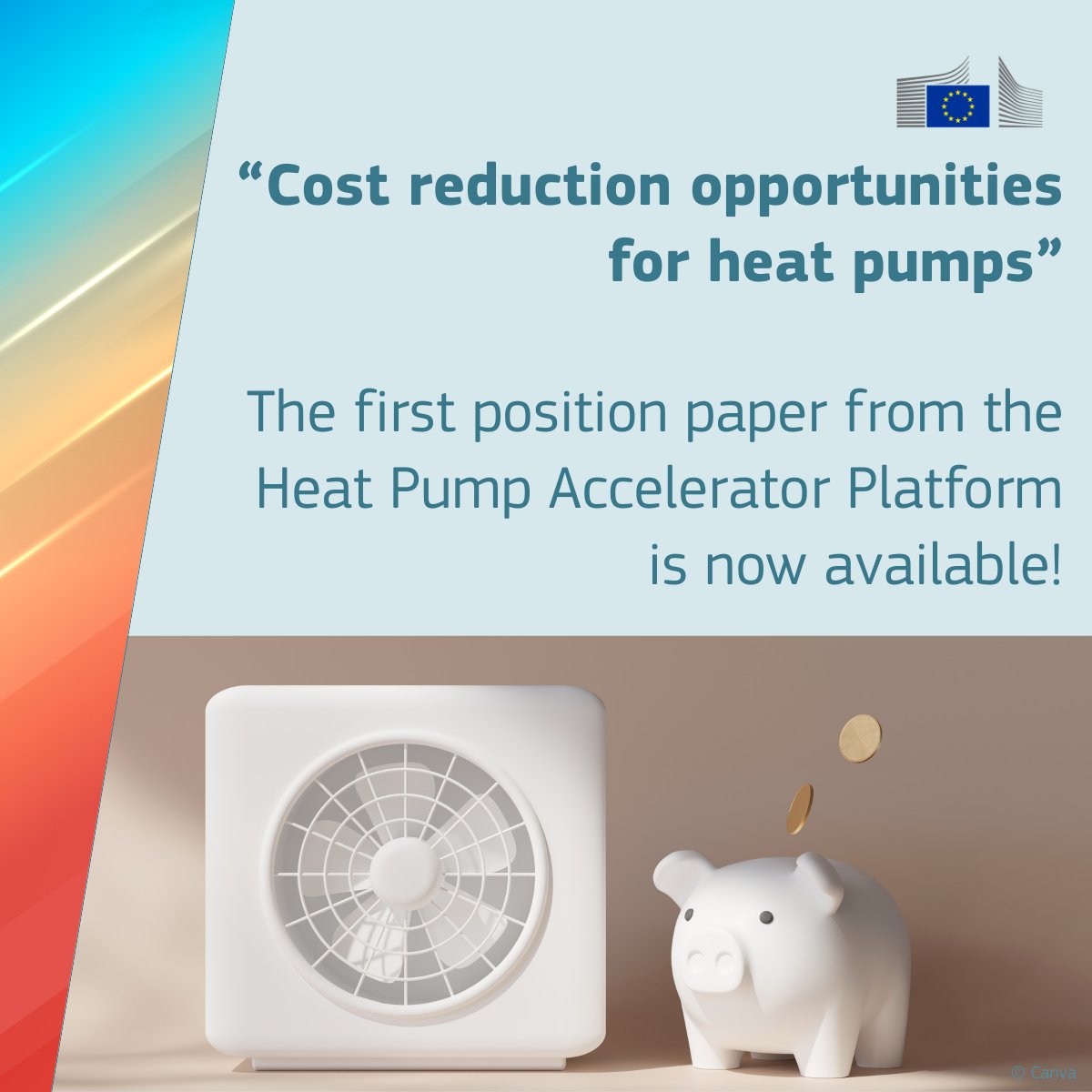 Energy4Europe's tweet photo. The #HeatPumpAccelerator Platform has published its first position paper on cost reduction opportunities for #HeatPumps️.

💶 It dives into the key cost drivers, explores adoption barriers, and ways to reduce costs ⚡️📉.

Find out more ➜ https://t.co/AQLpbokKOo https://t.co/CvzW3ZG9vo