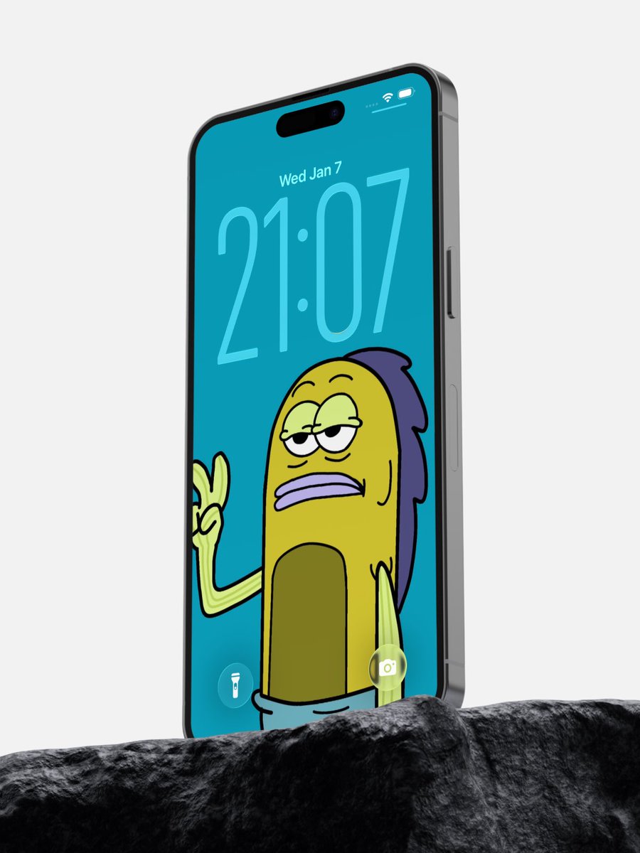 VisionWallpper's tweet photo. The residents of Bikini Bottom #wallpaper #spongebob #ios26 #iPhoneWallpapers https://t.co/sqlz6esXw4