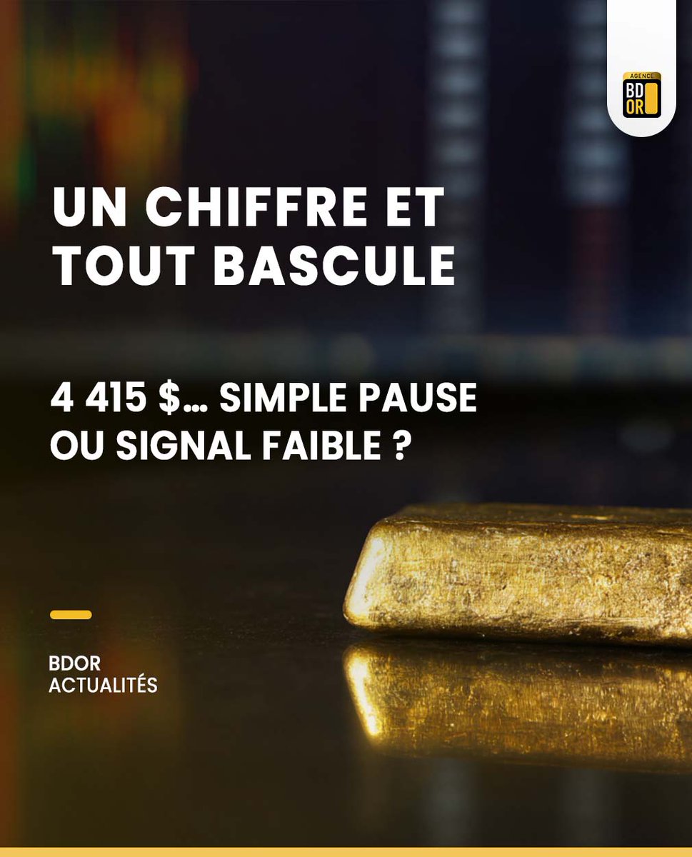 📢 L’or recule avant LE chiffre clé
👉 f.mtr.cool/hjwevcnpjs

Prises de bénéfices avant l’emploi US, mais Fed et géopolitique soutiennent l’or. Le prochain mouvement pourrait être brutal.

#or #gold #FED #BDOR