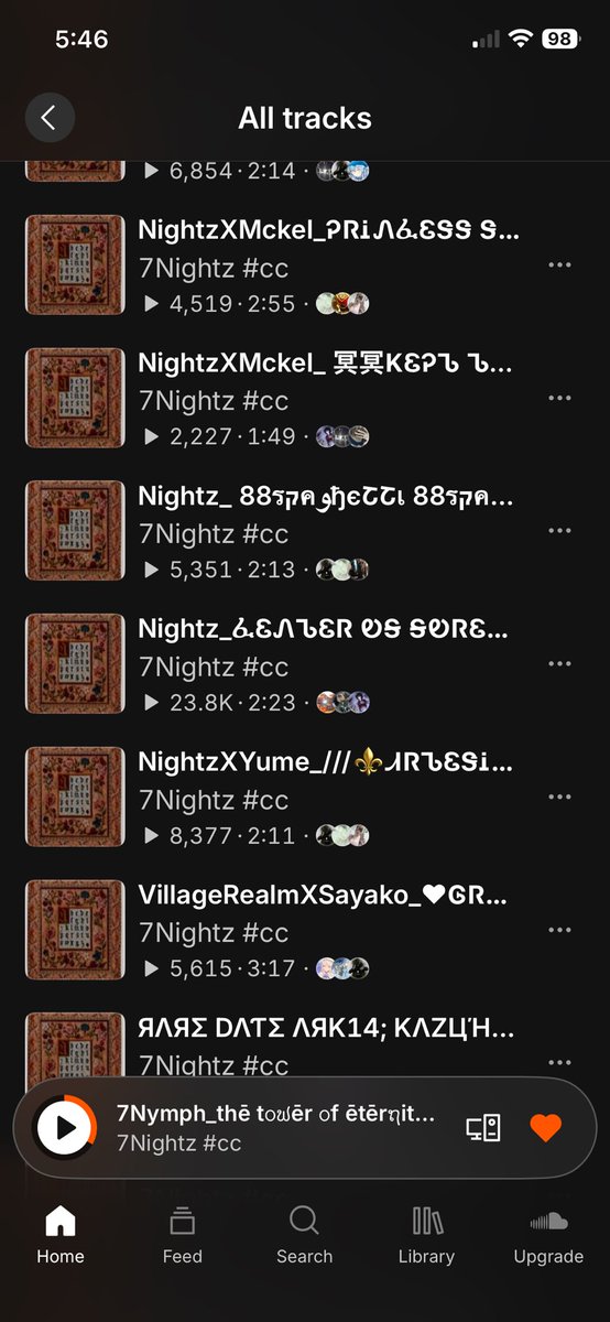 elfactions's tweet image. Nightz just changed ALL his singles covers to this
