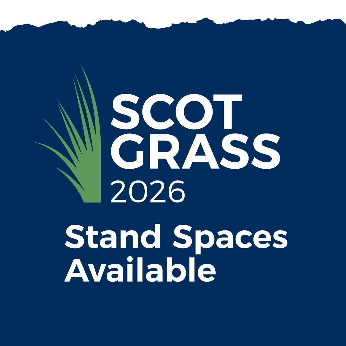 Scotgrass is taking place on 13 May 2026 at Slacks Farm, Lochmaben DG11 1RY

Exhibitor stand spaces available, and visitor tickets on sale now!

scotgrass.co.uk