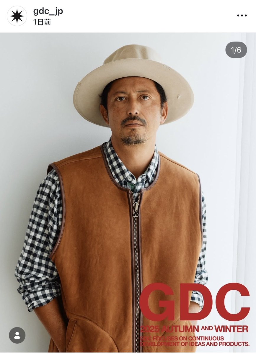 M GDC VEGAN MOUTON VEST 木村拓哉着用 キムタク 色違い GDC Vegan