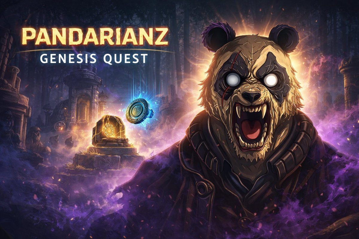 Questarianz has started

Will you bring home the gen0 1:1 or even the gen1 custom 1:1 or even gen1 mint tokens?

Few other cool prizes to be won💪

Try your luck here, quest ends in a few days
pandarianz.lunarverse.app
