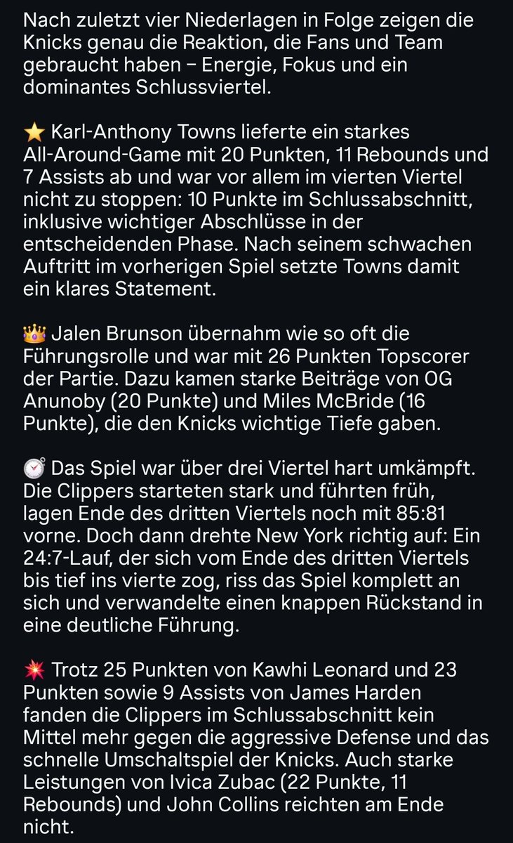 Knicks Nation Germany tweet media