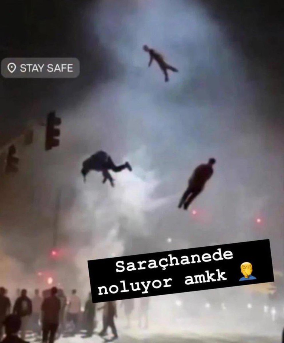 İstanbulda şöyle bi fırtına var