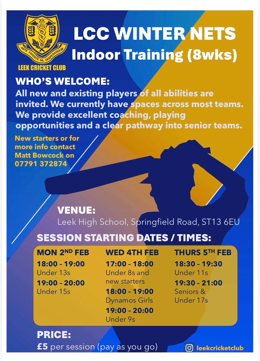 Leek Cricket Club tweet media