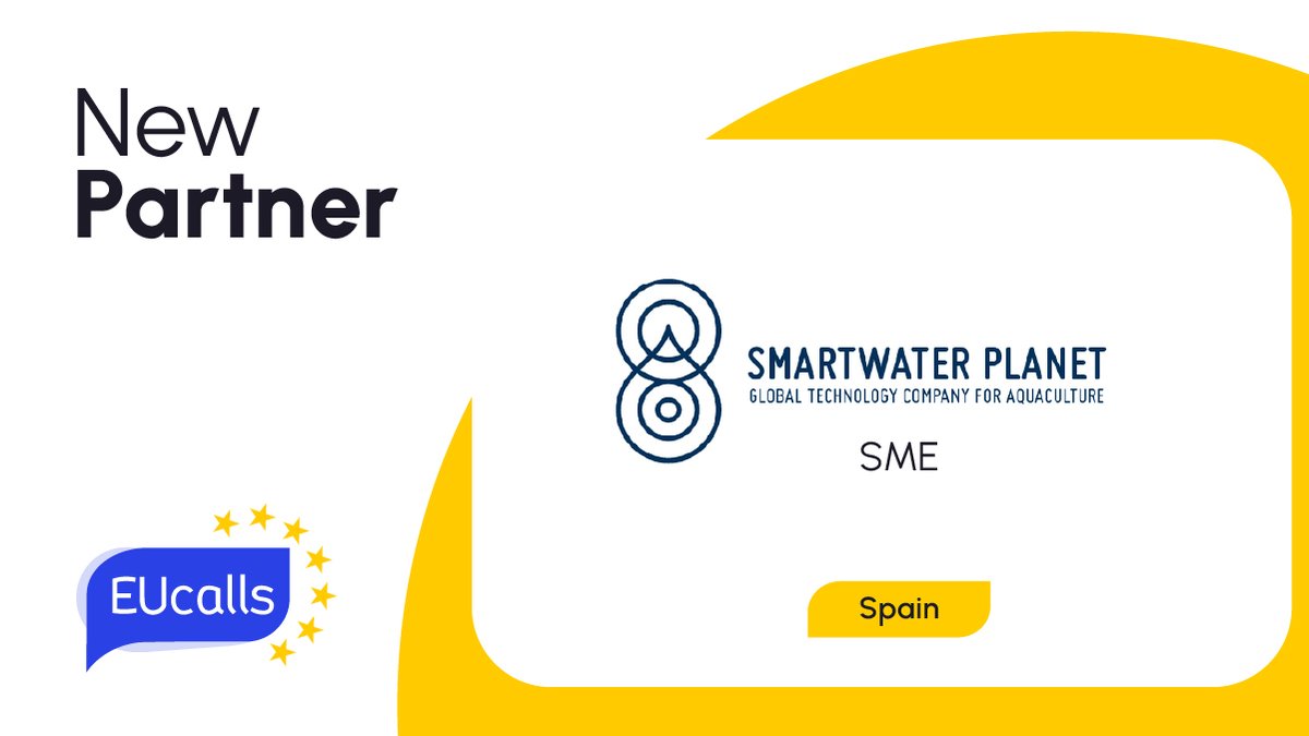 eucallsnet's tweet image. 🗣Introducing our new #EUcallspartner, SMARTWATER PLANET!

#smartwaterplanet, based in 🇪🇸 Las Rozas de Madrid, Spain, is a tech-driven #SME specializing in #aquaculture &amp;amp; #waterquality management.

🤝Explore their profile: eucalls.net/dashboard/part…

#eucalls #aquaculturetech #AI