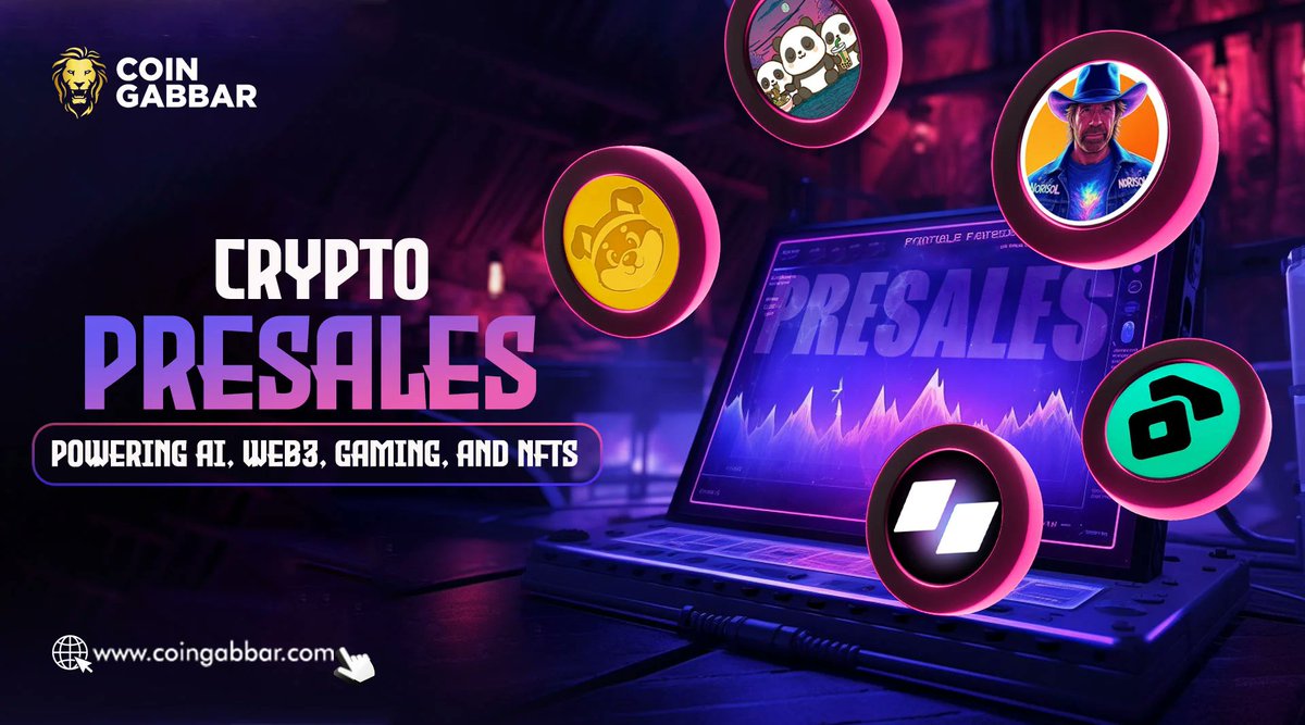 Crypto Presales Getting Market Spotlight $ZAP, $NORISOL, $SYNCT, $PANDA,  $DOGEBALL Explore More, Visit - https://t.co/vyEfowOcpQ #CoinGabbar  #CryptoPresale #token #Presale #Crypto #CryptoCommunity @syncport