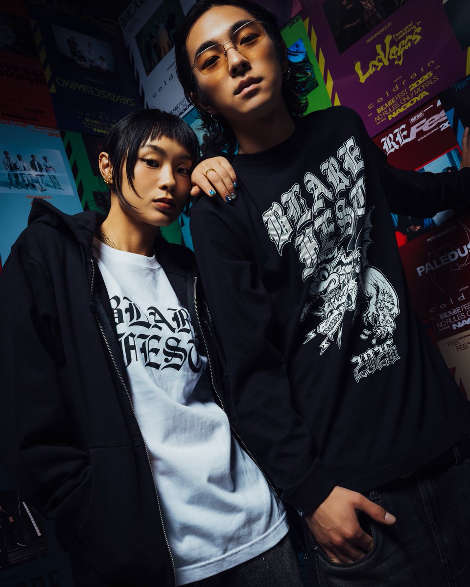 NEWS】 BLARE FEST. 2026 オフィシャルグッズ coldrain WINTER 25/26