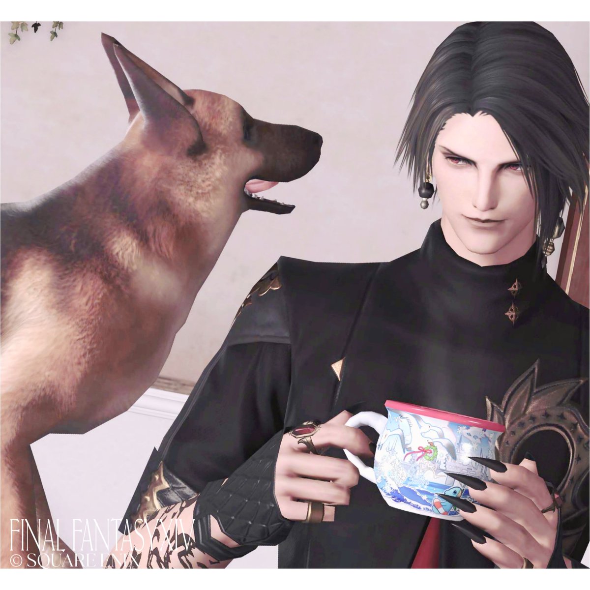 シェパード　もうちょい大きくてもいいんじゃないかな？！
#FF14 #FFXIV 
#ffxivsnaps #ffxivgpose