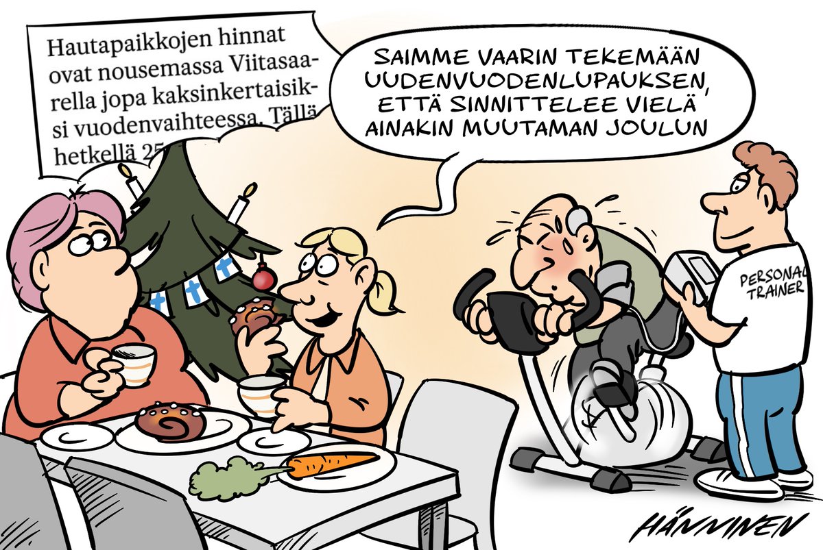 Viitasaaren Seutu 8.1.2026 #pilapiirros #sarjakuva #Viitasaari