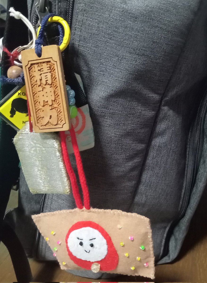 サプライズに感激！

先日合同練習していただいた
県北魁ＤＪＣの皆さん＆正幸先生より，クラブの受験生に激励のお守りとお手紙が届きました。ありがとうございます！

明日の受験に励みになります！

私の分まで。感謝！　早速，MyBagに🙆

卒業前にまた練習できるといいですね🙇