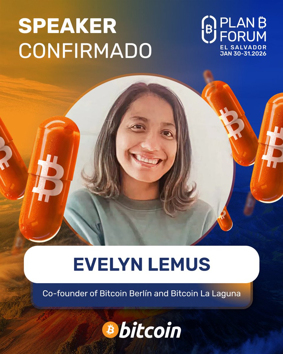 Así se ve la adopción real de Bitcoin. @evelynlemus2906 llega a Plan ₿  Forum El Salvador para hablar de economías circulares desde lo local. 30 y  31 de enero. #PlanBForum