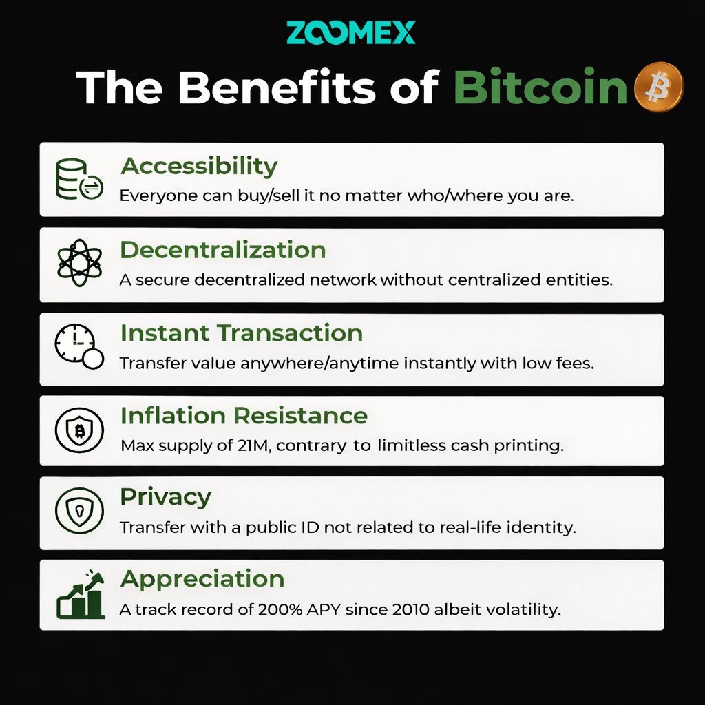 Strong fundamentals matter. Know why Bitcoin works before you trade. 👉  https://t.co/1p0wCNhAHL #ZoomexLearn #Bitcoin