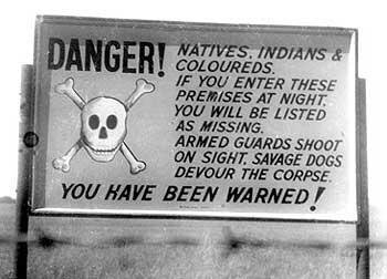 HistorySAZAR's tweet image. Apartheid Signage, 1953. 
© Drum Social Histories / Bailey's Archive