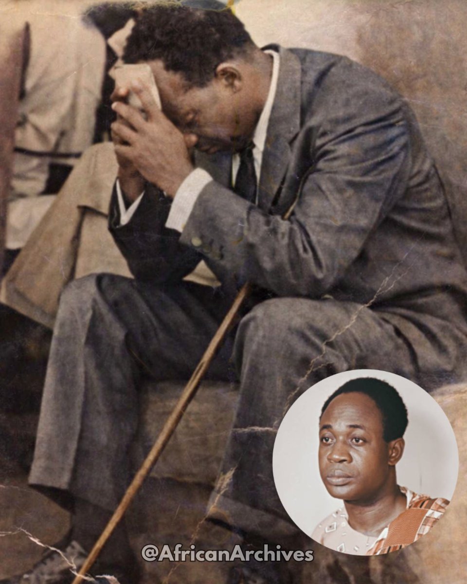 President Kwame Nkrumah of Ghana reacts after receiving news of his overthrow while in Beijing, 1966.

A trove of documents from the US State Department reveal how US and its Western allies, especially France, intentionally set perfect conditions for the coup to take place.
They
