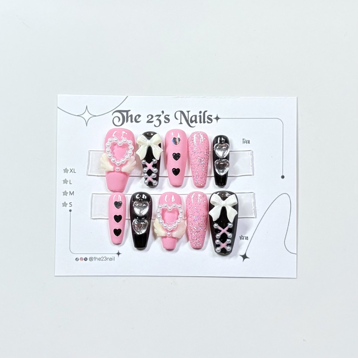 the23nails's tweet photo. เล็บเจลปลอม พร้อมส่ง
🎀บัลเล่ยาวกลาง🎀

ไซส์ XL L M S XS 
ทำเหมือนเล็บจริงทุกขั้นตอน 💅🏻✨

ชุดละ 129฿ ส่ง30฿

-แถมฟรี กาว,ตะไบ,แผ่นแอล,ไม้ดันหนัง 
-มีกาวให้เลือกสองแบบ น้ำ,ซิลิโคน

#เล็บเจล #เล็บปลอม #เล็บปลอมเจล #เล็บเจลปลอมพร้อมส่ง #เล็บเจลพร้อมส่ง https://t.co/LTAp1bDjzo