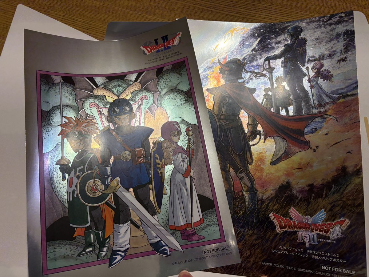 当たった‼️当たりました✨(息子が) VジャンプBOOKSのドラゴンクエスト