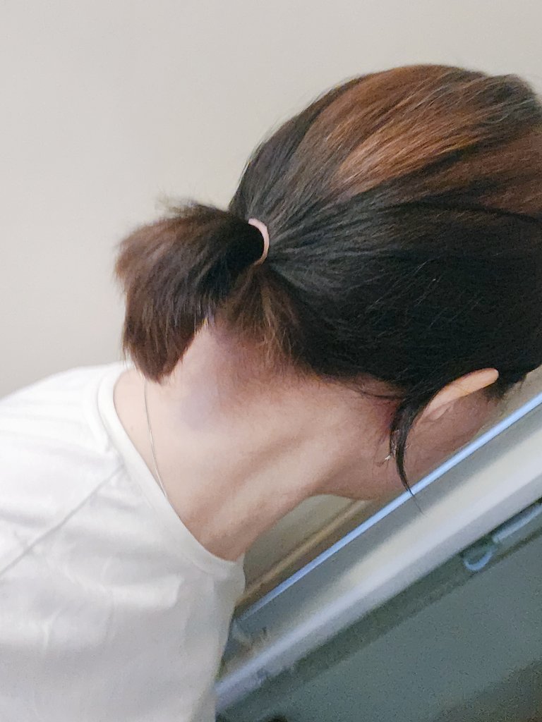 главное достижение января: завязанный хвост перестал распадаться на пряди) 
яс длинными волосами чувствую себя больше собой, чем с короткими, но в прошлый раз было несколько факторов, из-за которых пришлось все срезать
возможно, придётся повторить, но пока что я оч радуюсь