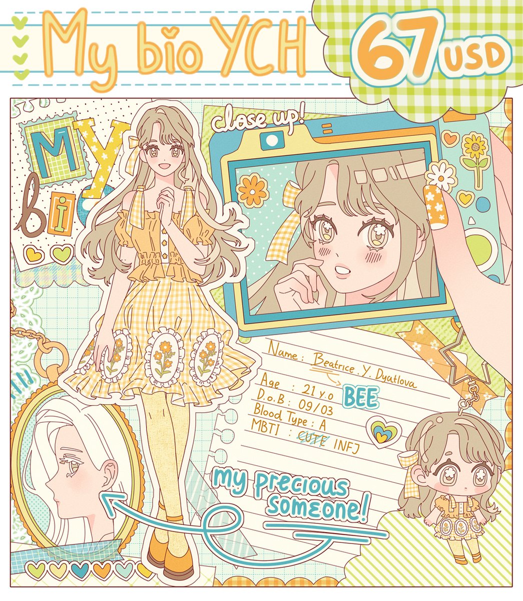 🌻 My bio YCH cmssn 🌻 RTs and shares will be much appreciated, thank you! 
.
Hello! I'm now open for a new type of #artcommissions 😊
.
Please open this thread for more samples and information or DM me for any inquiry! 
.

#Commission #commissionopen #artidn #VGenComm