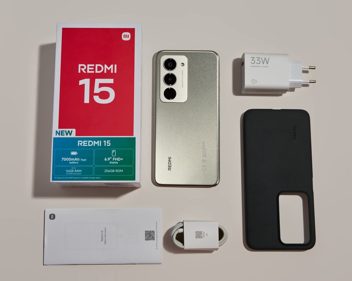 billionbayGAS's tweet photo. REDMI 15•°

6+6GB RAM | 128GB ROM
7000mAh battery 
N215,000

8+8GB RAM | 256GB ROM
7000mAh battery 
N245,000 https://t.co/YwasFrl1Zf