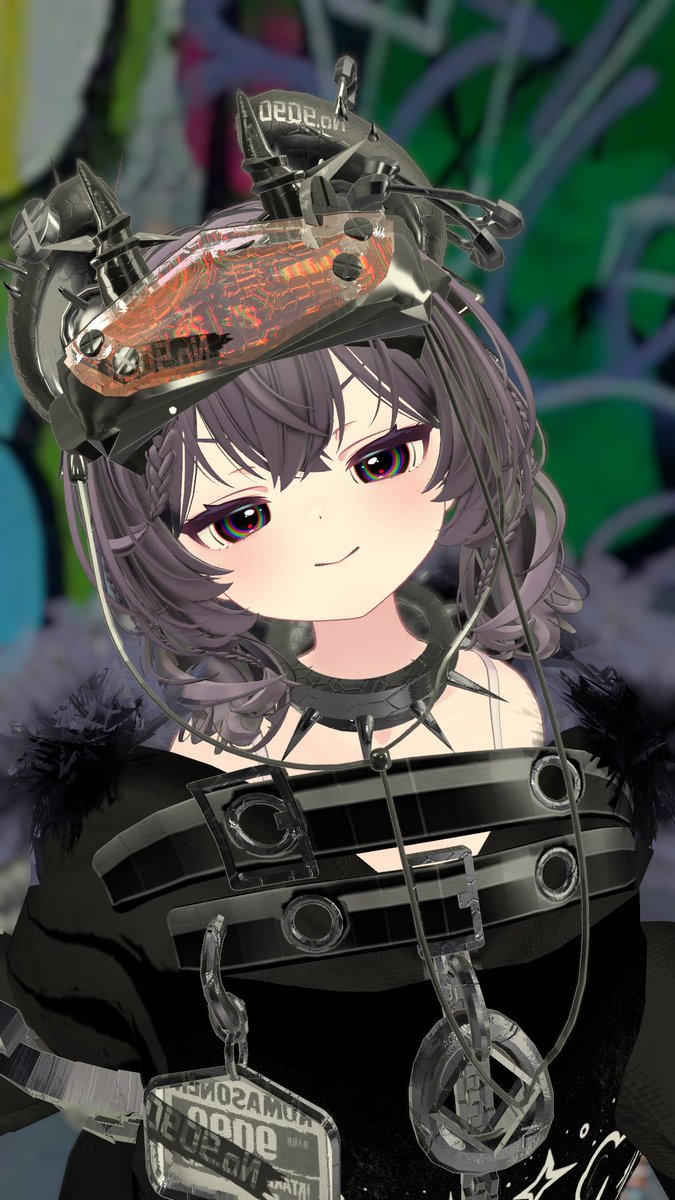 気が強そうなショコラちゃん改変しました #Chocolat3D