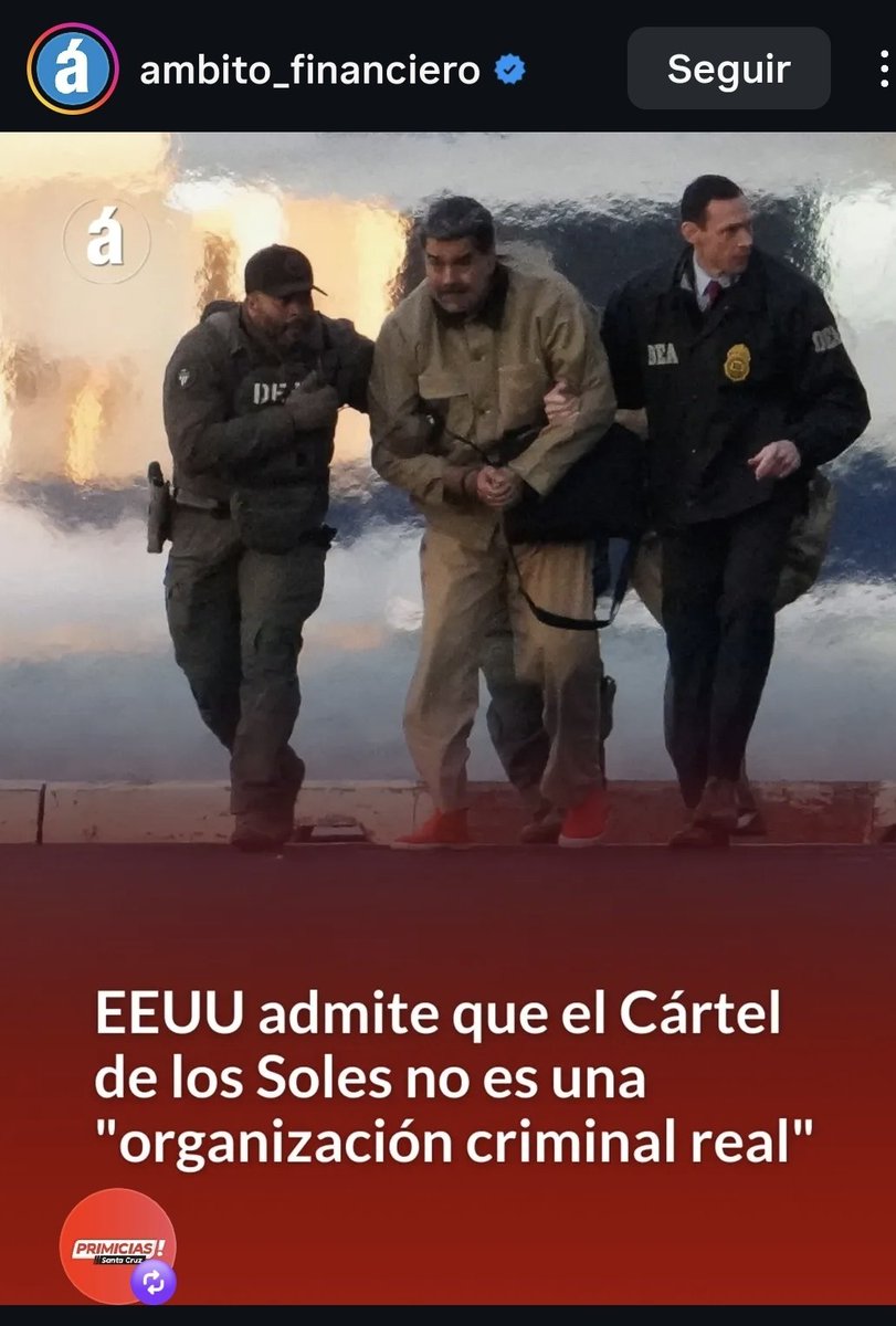 No les parece mucho?
Y acá <a href="/PatoBullrich/">Patricia Bullrich</a> diciendo... El Gobierno argentino declara al "Cártel de los Soles" como organización terrorista | Ministerio de Relaciones Exteriores, Comercio Internacional y Culto share.google/VgXTg0o6g1gNZJ…
Son una vergüenza!!!