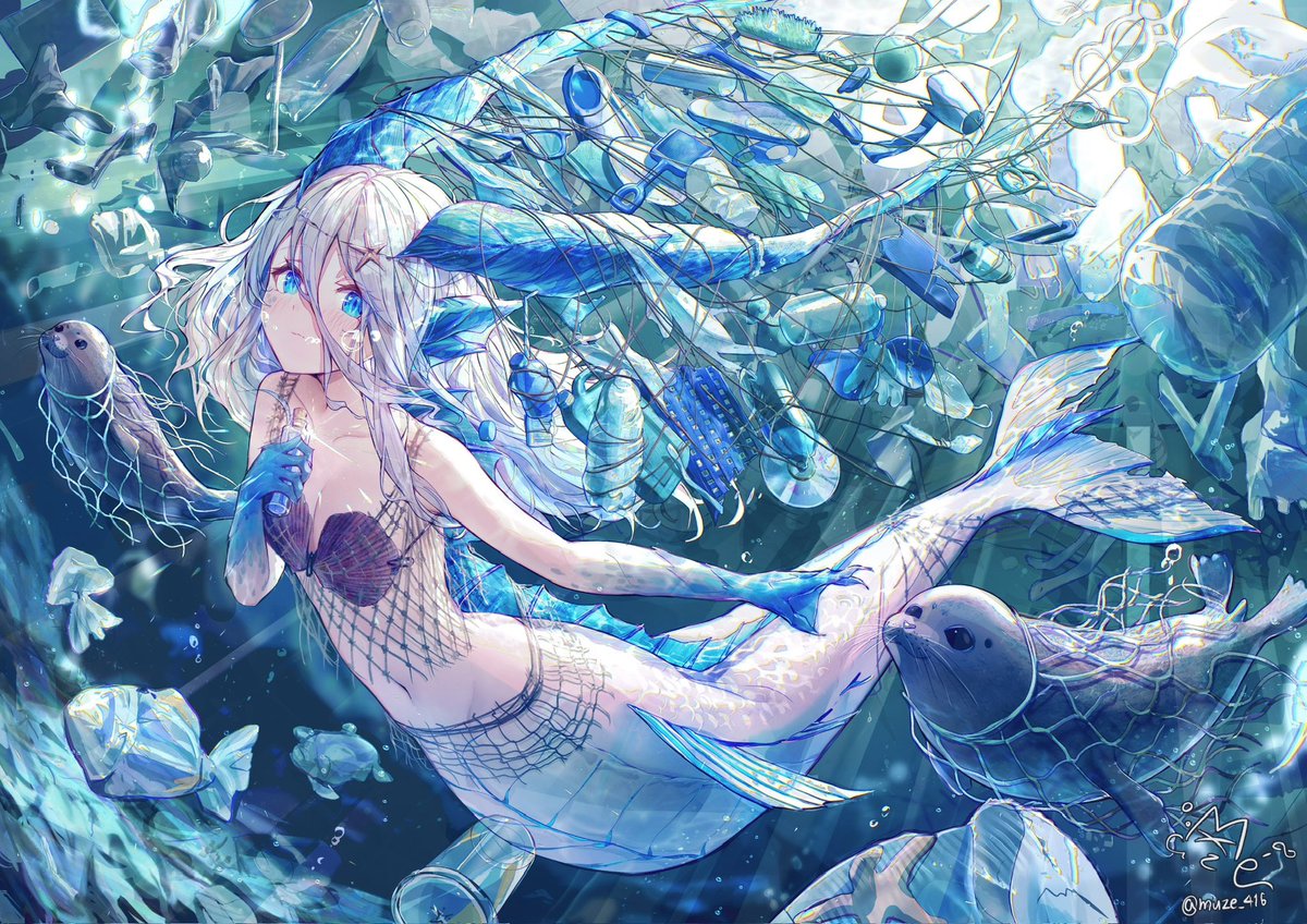 【お知らせ】
pixivision様
「幻想的な水中世界♡ 人魚のイラスト特集」に
掲載していただきました…！🫧🧜‍♀️

とても嬉しいです！
素敵な機会をありがとうございました✨
#pixivision #人魚 #イラスト
pixivision.net/ja/a/11333
