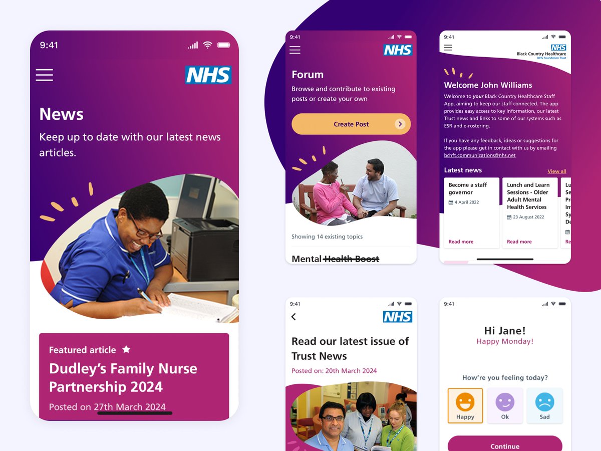 ❤️ NHS Black Country Healthcare: new staff-wellbeing &amp; comms app launched — 3,912 staff users · 11,682 mood check responses · cross-platform (iOS &amp; Android) 🚀 

edgeoftheweb.co.uk/case-studies/n…

Better communication + easier access to support = happier teams, healthier workplace.