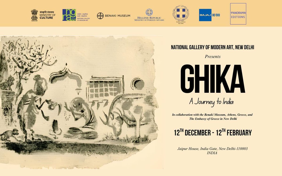 La mostra “Ghika: A Journey to India”, inaugurata a dicembre e visitabile fino al 12 febbraio 2026 presso la National Gallery of Modern Art (NGMA), a Nuova Delhi, rientra nelle celebrazioni per i 75 anni di relazioni diplomatiche tra Grecia e India.
facebook.com/PuntoGrecia.gr…