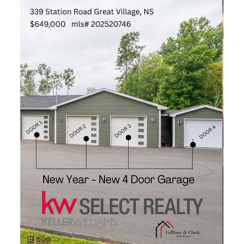 askshellyfirst's tweet image. 🌟 New Year - New Garage Goals 🌟

This space brings serious storage, serious style, and a whole lot of wow to kick off 2️⃣0️⃣2️⃣6️⃣ 🎉  OHHH.....and there is a VERY updated house right next to it!  🤣
#askshellyfirst #kellerwilliams #homebuyers #homesellers #novascotia #halifax